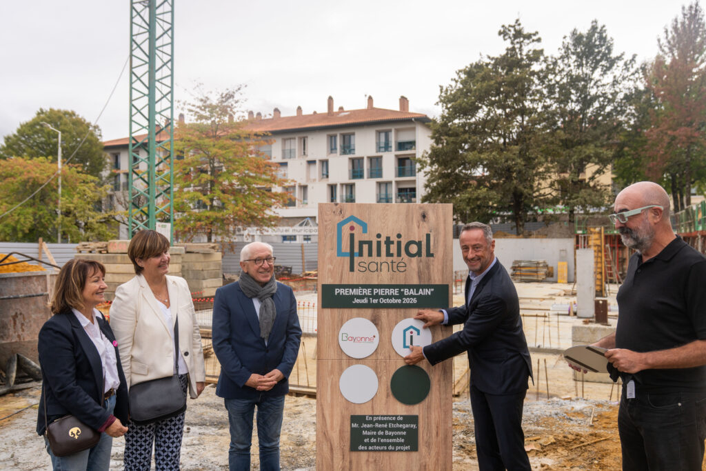 Pose de la première pierre du Pôle de Santé « Balain » : nous revitalisons l&rsquo;offre de soins à Bayonne !